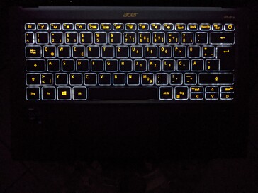 Acer Swift 5 SF514 - keyboard illumination