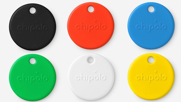 The Chipolo Pop is available in a range of six colors. (Image source: Chipolo)