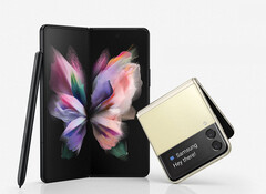 The Galaxy Z Fold4 and Galaxy Z Flip4 will resemble their predecessors, pictured. (Image source: Samsung)