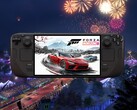 Forza Horizon 6 shown on Steam Deck handheld