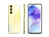 The Samsung Galaxy A55 5G impresses in DxOMark's display analysis. (Image: Samsung)