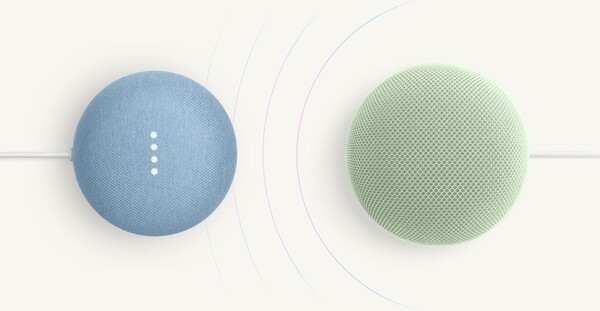 The Google Home Speaker can be grouped with other Nest speakers and Nest displays. (Image source: Google)