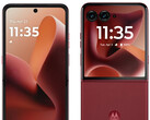 Rio Red will be one of four Razr 60 Ultra launch colours. (Image source: via Evan Blass)