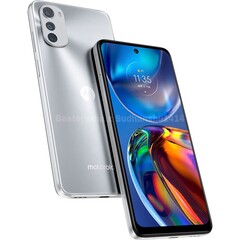 The Motorola Moto E32 should be available in at least blue and silver colourways. (Image source: Bestopedia & @Sudhanshu1414)