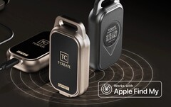 TeamGroup integrates an Apple AirTag into a compact SSD. (Image source: TeamGroup)
