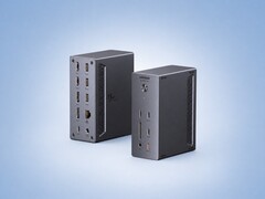 The Ugreen USB-C DisplayLink Docking Station supports 4 displays on macOs and Windows.