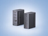 The Ugreen USB-C DisplayLink Docking Station supports 4 displays on macOs and Windows.