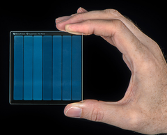 Microsoft and Warner Bros. managed to store the 1978 Superman movie on a quartz glass sheet the size of a drink coaster. (Source: Microsoft) Microsoft and Warner Bros. managed to store the 1978 Superman movie on a quartz glass sheet the size of a drink coaster. (Source: Microsoft)