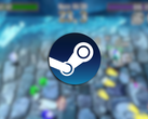 Pictured - a blurred ingame screenshot from Vital Shell with the Steam logo overlaid on top. (Image source: Steam - edited)