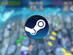 Pictured - a blurred ingame screenshot from Vital Shell with the Steam logo overlaid on top. (Image source: Steam - edited)
