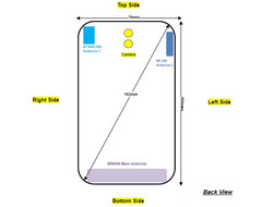 Xiaomi POCOPHONE layout and dimensions draft, handset surfaces at FCC (Source: Slashleaks)