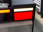The Cybertruck blinkers had to be adjusted to European standard (Image source: EV Repair Garage/YT)