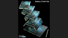 A new &quot;Galaxy Z Fold Tab&quot; render. (Source: LetsGoDigital)