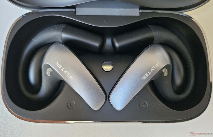 Like many Bluetooth earbuds, these AI earbuds are charged right in their carrying case.