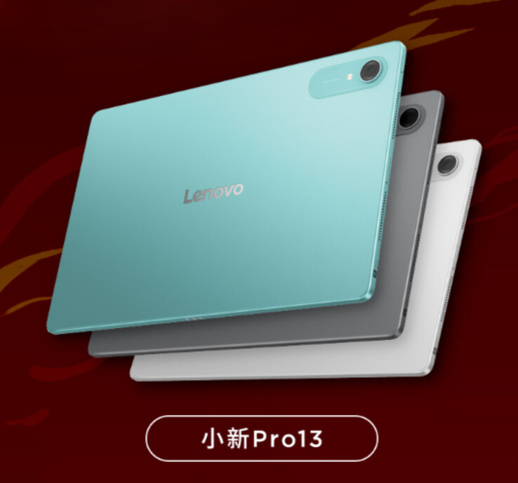 The Xiaoxin Pro 13 tablet in three colours.