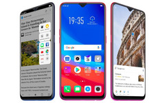 The OPPO F9 was OPPO&#039;s first device with a teardrop notch, and the OnePlus 6T will likely follow suit. (Source: MySmartPrice)