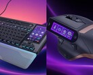 Turtle Beach Command Series KB7 keyboard (left) and MC7 mouse (right).