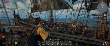 Pictured: The captain reaches for a musket during boarding.