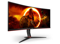 The AOC Gaming CU34G2XP/BK has four video outputs. (Image source: AOC)