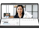 A folding device in 'business' mode. (Source: Samsung)