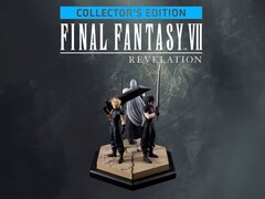 Statues from Final Fantasy 7 Revelation Collector's Edition shown