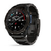 The Descent Mk3i – 51 mm Carbon Gray DLC Titanium with DLC Titanium Band. (Image source: Garmin)