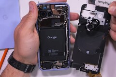 Google Pixel 9a battery replacement disassembly