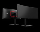 The HyperX Omen 34-inch also contains a headphone hanger on its left-hand side. (Image source: HP)