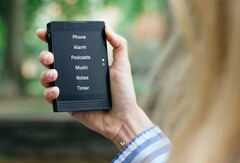 The Light Phone 3 features an OLED display and a minimalist user interface. (Image: Light Phone)