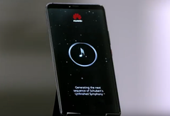 Huawei used the Mate 20 Pro to generate a melody for Schubert's Unfinished Symphony. (Source: YouTube/Huawei Mobile UK)