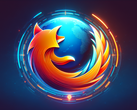 Firefox browser futuristic logo (Source: DALL·E 3-generated image)
