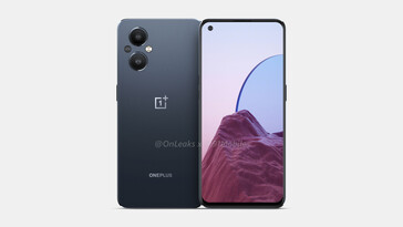 OnePlus Nord N20 5G renders have leaked with a flat design. (Image source: 91mobiles and OnLeaks)