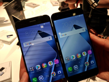 right: ZenFone 4 left: Pro version