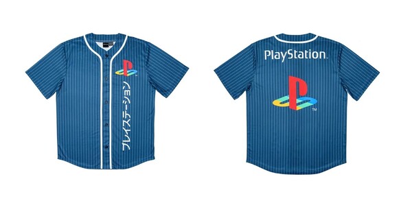 The PlayStation Jersey has the word PlayStation written in Katakana syllabary. (Image source: PlayStation)
