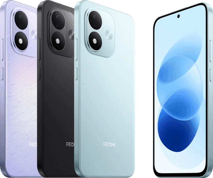 The Redmi Note 17 5G comes in three colorways.