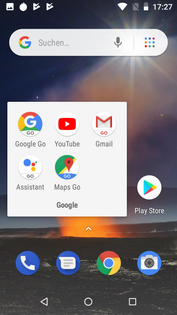 Preinstalled Google Go apps