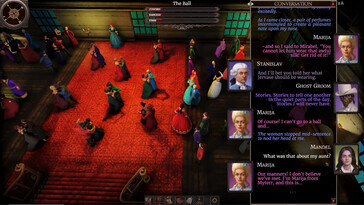 Pictured: A gameplay screenshot from The Necromancer's Tale.
