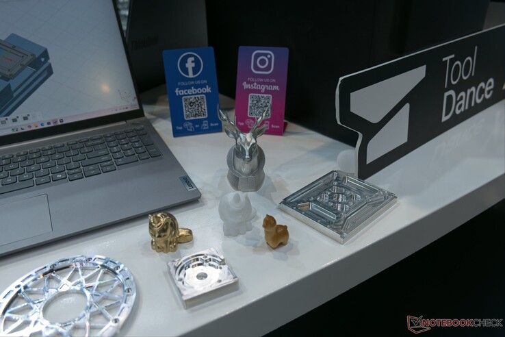 Finished workpieces were also on display at IFA