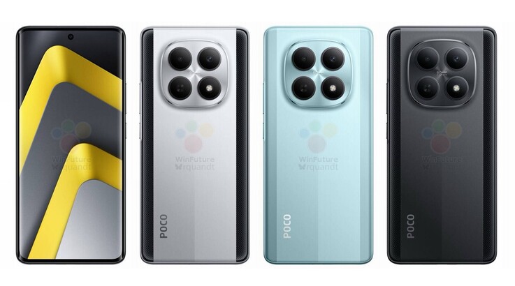 The Poco M8 and Poco M8 Pro basically have the same design (Image source: Winfuture)