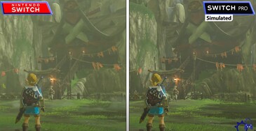 Zelda: Breath of the Wild comparison. (Image source: ElAnalistaDeBits)