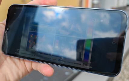 Using the smartphone outside