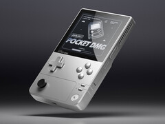 The Ayaneo Pocket DMG in its latest Bright Silver colour option. (Image source: Ayaneo)