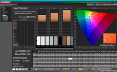 ColorChecker before calibration