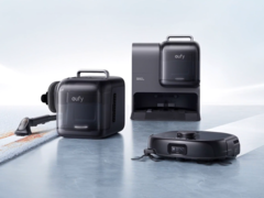 The new eufy Robot Vacuum Omni E25 and E28 (above) have a roller mop. (Image source: eufy)