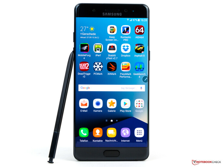 Op het randje Tot stand brengen houder Samsung Galaxy Note 7 Smartphone Review - NotebookCheck.net Reviews