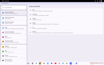 Googlebook OS settings