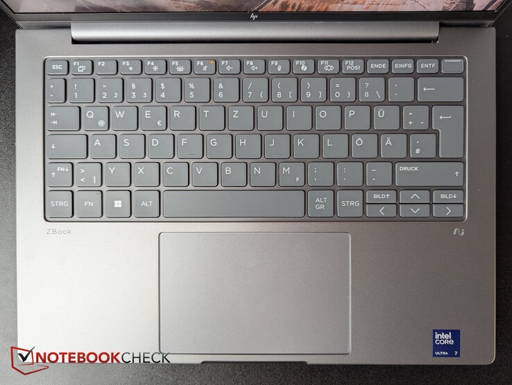 Keyboard and touchpad