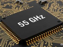 An illustrative image showing a chip with a high clock speed (Image source: AI-generated image)