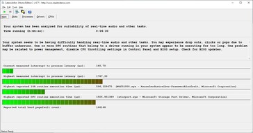 Acer Predator Triton 300 - LatencyMon stats