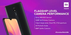 The Redmi 8A features the Sony IMX363, the same sensor on the Google Pixel 3. (Source: GSMArena)